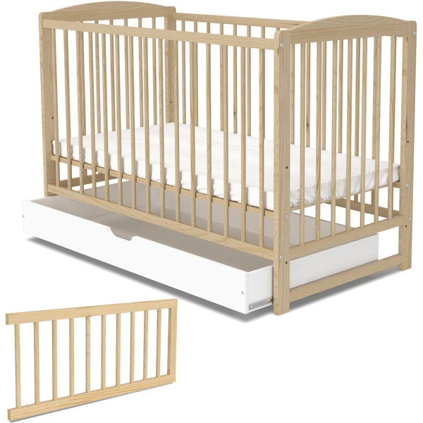 Harriet Bee Montano Cot with Mattress Wayfair.co.uk